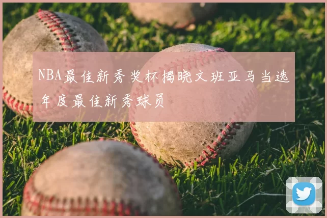 NBA最佳新秀奖杯揭晓文班亚马当选年度最佳新秀球员
