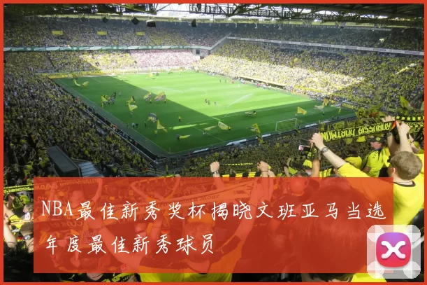 NBA最佳新秀奖杯揭晓文班亚马当选年度最佳新秀球员